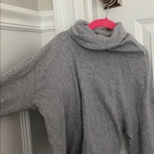 Grey turtle neck sweater
